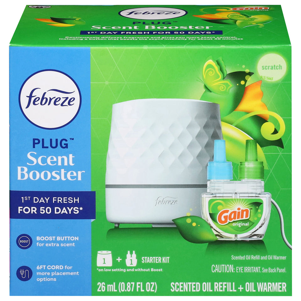 Febreze Plug Scent Booster Scented Oil Refill + Oil Warmer 1 ea - 2 Pack
