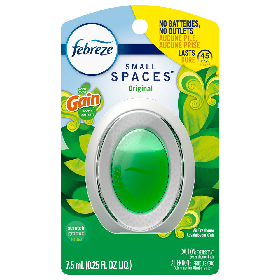 Febreze Small Spaces Gain Original Air Freshener - 0.25 OZ 6 Pack