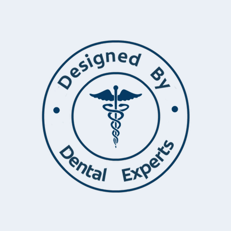 In text: Designed by Dental Experts.