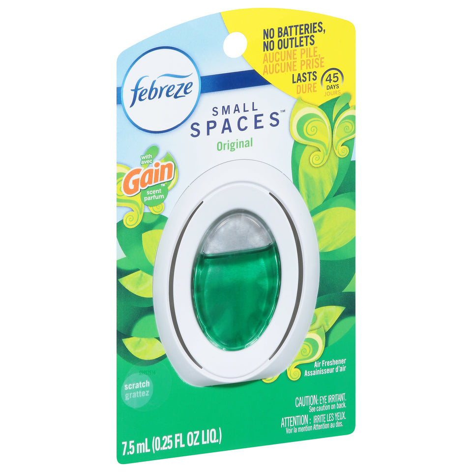 Febreze Small Spaces Gain Original Air Freshener - 0.25 OZ 6 Pack