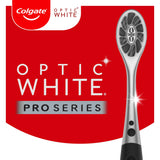 Optic White Pro Series Charcoal Manual Toothbrush for Adults. In text: Optic White Pro Series.