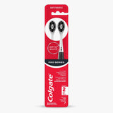 Optic White Pro Series Charcoal Manual Toothbrush for Adults, 2 Pack.