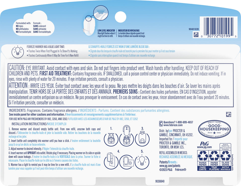 Febreze Plug Refill Variety Pack - 2.63 OZ 6 Pack