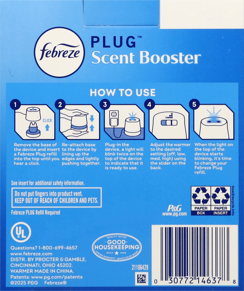 Febreze Plug Scent Booster Alternating Scented Oil Warmer 1 ea - 2 Pack