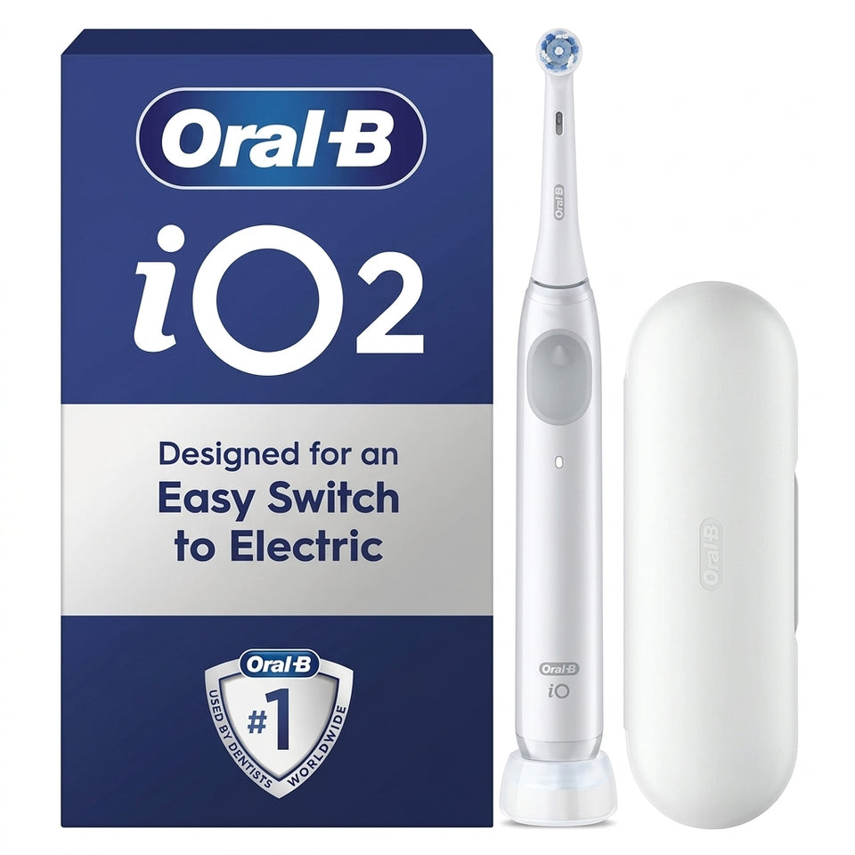 Oral-B iO2 White Electric Toothbrush + Travel Case