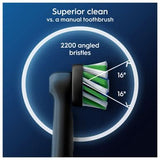 Oral-B Cross Action Refill Head Black 4 Heads
