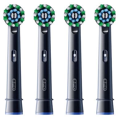 Oral-B Cross Action Refill Head Black 4 Heads