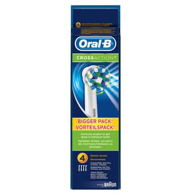 Oral-B Cross Action Refill Head White 4s