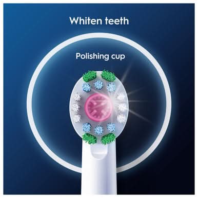 Oral-B Cross Action Refill Head White 4s