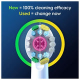 Oral-B Cross Action Refill Head White 4s