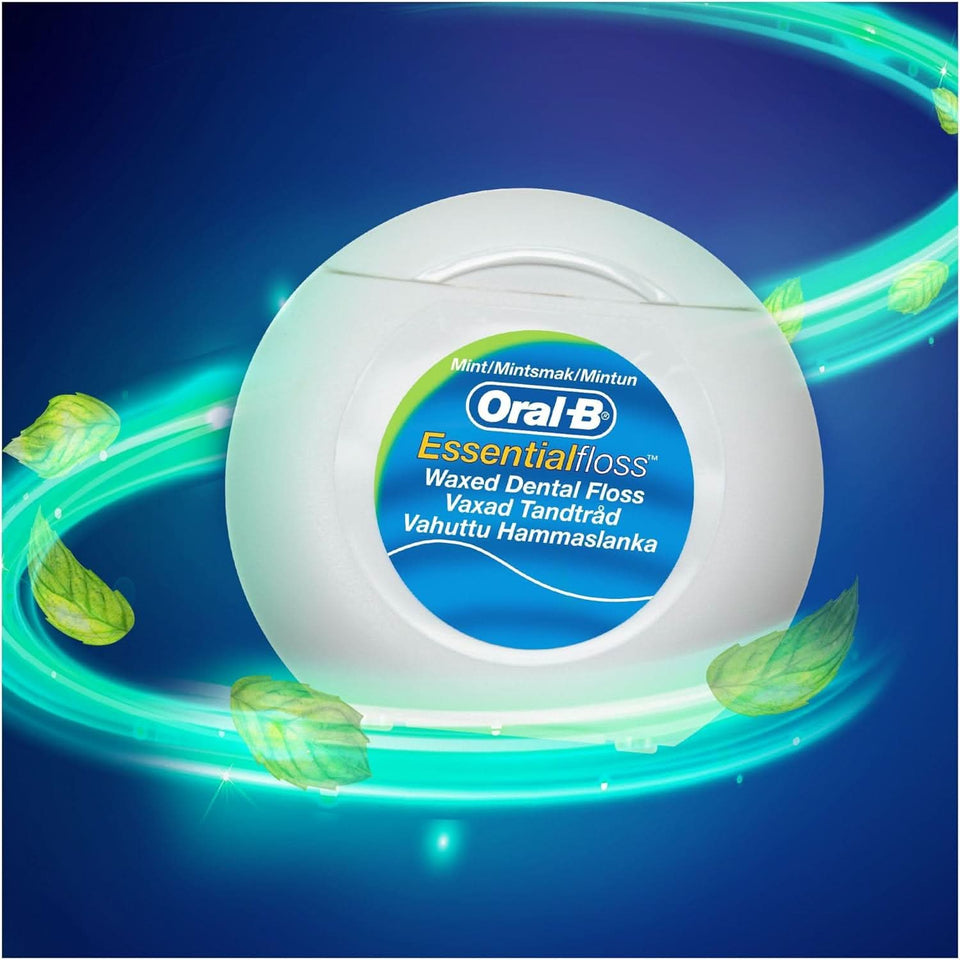 Oral-B Essential Waxed Dental Floss 50m
