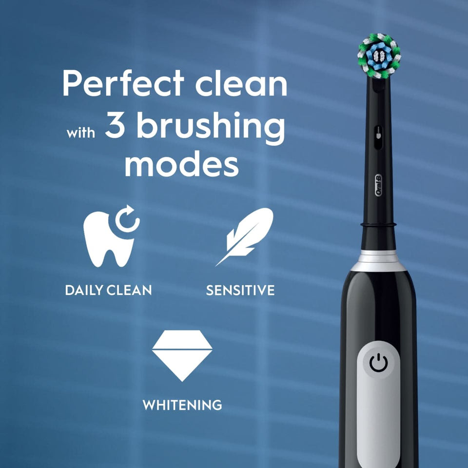 Oral-B Pro 1 Cross Action Black & Travel Case