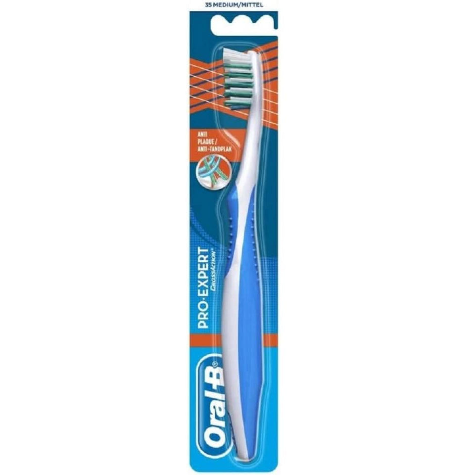 Oral-B Pro-Expert CrossAction Anti-Plaque Medium Manual Toothbrush