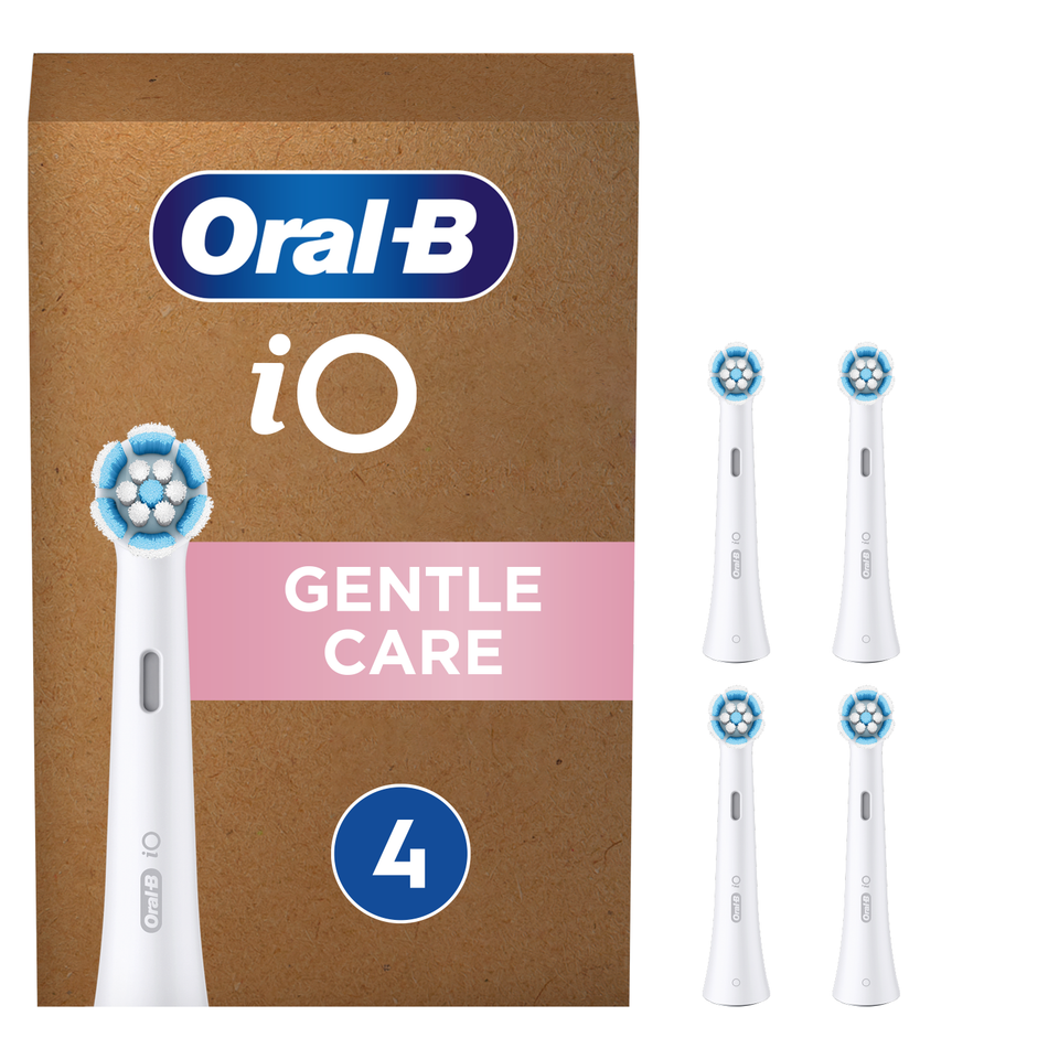 Oral-B iO Gentle Care Brush Heads 4 Pack