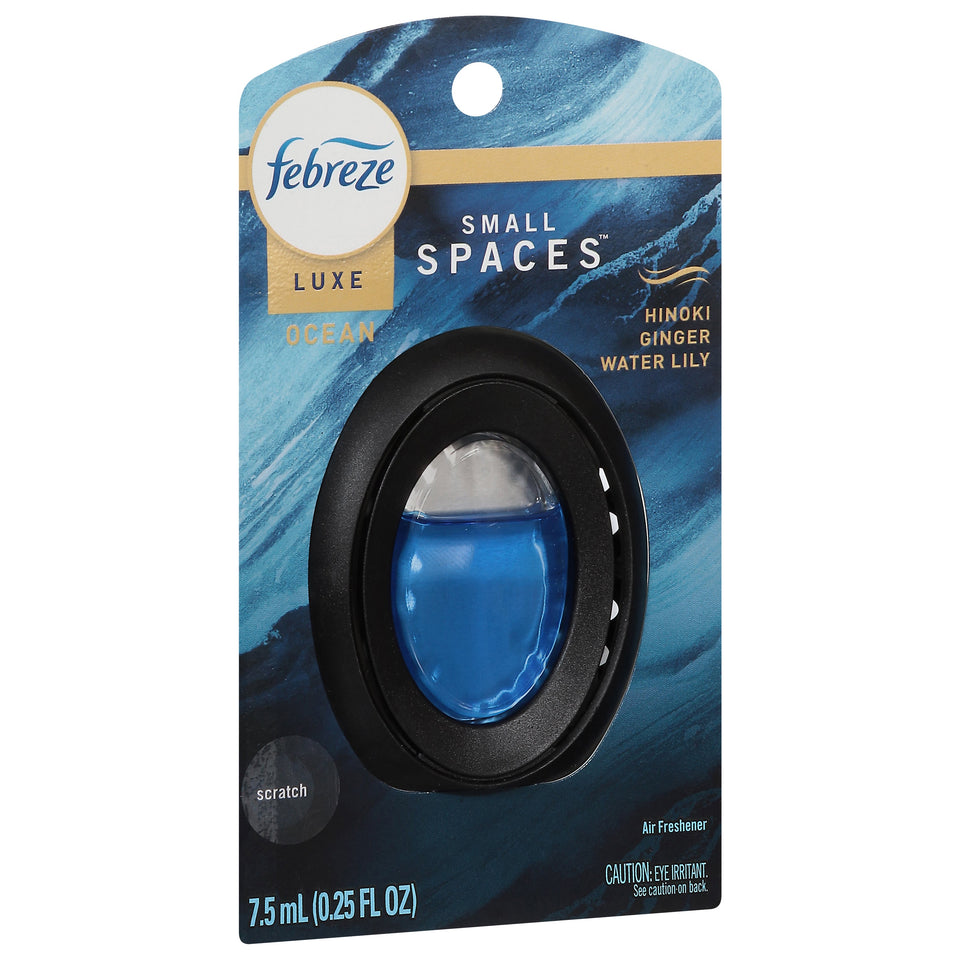 Febreze Small Spaces Ocean Air Freshener 0.25 fl oz - 6 Pack