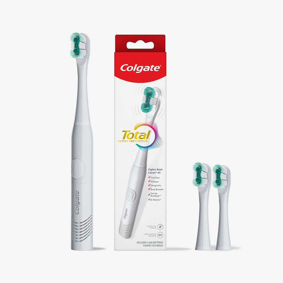 Colgate Total Battery Powered Toothbrush Bundle